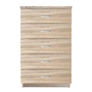 DRAWER Συρταριέρα με 5 Συρτάρια, Απόχρωση Sonoma Ε-00021869 Ε7395,2