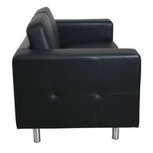 ALAMO Καναπές Σαλονιού Καθιστικού 2Θέσιος - PU Μαύρο Ε-00010899 Ε990,12