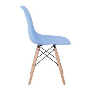 ART Wood Kαρέκλα Τραπεζαρίας Κουζίνας Ξύλο - PP Σιέλ Ε-00020849 ΕΜ123,5W