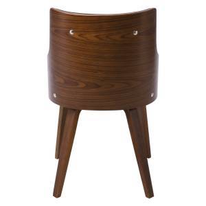 EMERSON Πολυθρόνα Καρυδί - Pu Μαύρο Ε-00021098 Ε7513,1