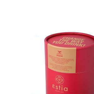 ESTIA ΘΕΡΜΟΣ COFFEE MUG SAVE THE AEGEAN 350ml SCARLET RED