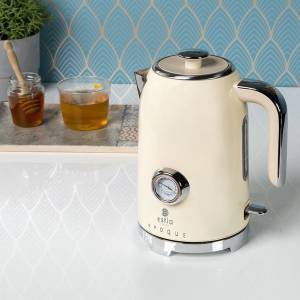 ESTIA ΒΡΑΣΤΗΡΑΣ RETRO EPOQUE ΑΝΟΞΕΙΔΩΤΟΣ 2200w 1.7lt ΚΡΕΜ