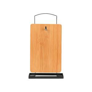 ESTIA ΣΕΤ ΕΠΙΦΑΝΕΙΕΣ ΚΟΠΗΣ BAMBOO ESSENTIALS 4 ΤΕΜ ΜΕ ΒΑΣΗ ΜΕΤΑΛΛΙΚΗ