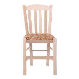 CASA Καρέκλα Οξιά Άβαφη με Ψάθα Αβίδωτη Ρ-00017344 Ρ966,0