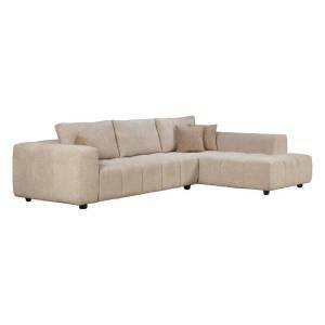 ΚΑΝΑΠΕΣ ΔΕΞΙΑ ΓΩΝΙΑ Fylliana Orion ΜΠΕΖ ΧΡΩΜΑ 300x200x70εκ