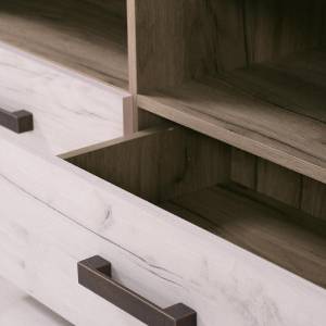 ΕΠΙΠΛΟ TV Kent 150 GREY OAK/WHITE OAK 151,5*43,5*49,5