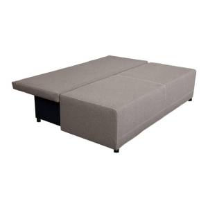 ΚΑΝΑΠΕΣ-ΚΡΕΒΑΤΙ Fylliana Nuvia ΜΠΕΖ ΥΦΑΣΜΑ 190x80x85εκ