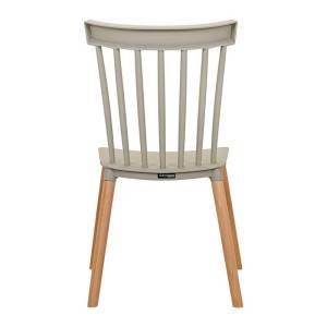 ΚΑΡΕΚΛΑ ΤΡΑΠΕΖΑΡΙΑΣ Fylliana Rubina ΑΝΟΙΧΤΟ ΓΚΡΙ ΧΡΩΜΑ 51x50x84εκ