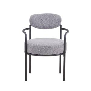 ΠΟΛΥΘΡΟΝΑ Fylliana FL21 ΓΚΡΙ ΥΦΑΣΜΑ ΜΕ ΜΕΤΑΛΛΙΚΟ ΣΚΕΛΕΤΟ 59x64x87εκ