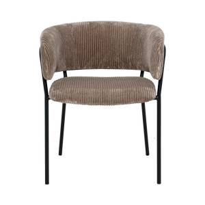 ΠΟΛΥΘΡΟΝΑ Fylliana FL3042 ΚΑΦΕ ΥΦΑΣΜΑ ΜΕ ΜΕΤΑΛΛΙΚΑ ΠΟΔΙΑ 59x57x75εκ