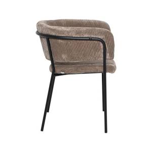 ΠΟΛΥΘΡΟΝΑ Fylliana FL3042 ΚΑΦΕ ΥΦΑΣΜΑ ΜΕ ΜΕΤΑΛΛΙΚΑ ΠΟΔΙΑ 59x57x75εκ