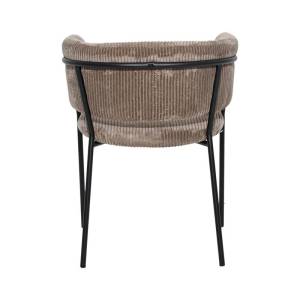 ΠΟΛΥΘΡΟΝΑ Fylliana FL3042 ΚΑΦΕ ΥΦΑΣΜΑ ΜΕ ΜΕΤΑΛΛΙΚΑ ΠΟΔΙΑ 59x57x75εκ