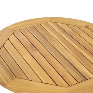 ΣΕΤ BISTRO 3 ΤΕΜ ΞΥΛΟ ΑΚΑΚΙΑΣ Fylliana FL921 ΚΑΡΥΔΙ ΣΚΕΛΕΤΟΣ 60x60x75εκ
