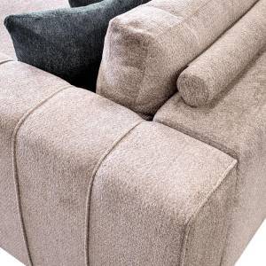 ΚΑΝΑΠΕΣ Fylliana Mondiva ΔΕΞΙΑ ΓΩΝΙΑ ΜΠΕΖ ΧΡΩΜΑ 280x180x83εκ