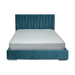 ΚΡΕΒΑΤΙ Fylliana Palermo ΤΥΡΚΟΥΑΖ ΧΡΩΜΑ ΥΦΑΣΜΑΤΟΣ 155x214x115εκ