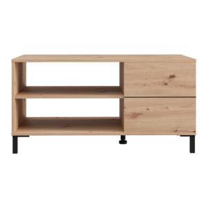 ΤΡΑΠΕΖΑΚΙ ΣΑΛΟΝΙΟΥ MARRON ARTISAN-ΜΑΥΡΟ ΜΑΤ 102x55x52εκ