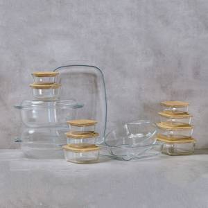 Δοχείο φαγητού γυάλινο τετράγωνο Arizona 450ml