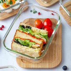 Δοχείο φαγητού γυάλινο ορθογώνιο Arizona 650ml