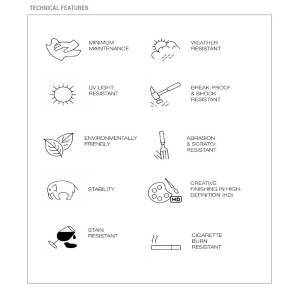 Contract Sliq Normal Επιφάνεια Τραπεζιού τ.Werzalit, Απόχρωση Άσπρο Ε-00022367 Ε102,45