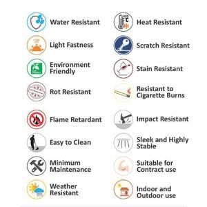 HPL (High Pressure Laminated) Επιφάνεια Τραπεζιού Απόχρωση Rosewood, Εξωτερικού χώρου Ε-00024808 Ε106,62