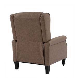 SIMPLE Relax Πολυθρόνα Μπερζέρα Σαλονιού, Καθιστικού, Ύφασμα Απόχρωση Antique Καφέ Ε-00025497 Ε7144,1