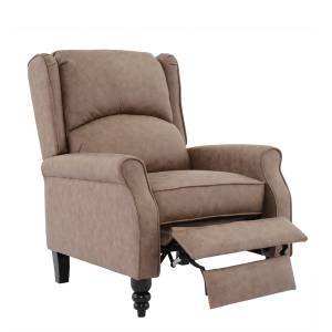 SIMPLE Relax Πολυθρόνα Μπερζέρα Σαλονιού, Καθιστικού, Ύφασμα Απόχρωση Antique Καφέ Ε-00025497 Ε7144,1