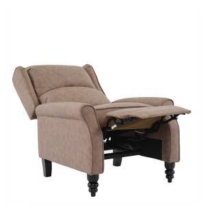 SIMPLE Relax Πολυθρόνα Μπερζέρα Σαλονιού, Καθιστικού, Ύφασμα Απόχρωση Antique Καφέ Ε-00025497 Ε7144,1