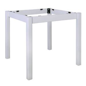 ΚΑΦΕΝΕΙΟΥ Βάση Τραπεζιού Οξιά Λυόμενη για Επιφάνεια 60x60cm, Βαφή Εμποτισμού Λάκα Άσπρο Ρ-00010924 Ρ415,Ε8