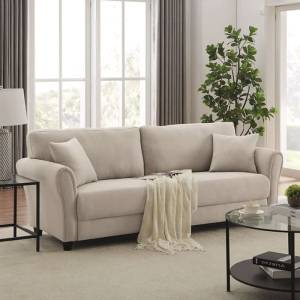 BRITAIN Καναπές 3-θέσιος Σαλονιού - Καθιστικού, Ύφασμα Μπεζ Ε-00026494 Ε9508,1