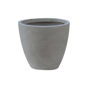 FLOWER POT-3 Cement Grey Φ35x32cm Ε-00023197 Ε6302,A