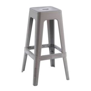 RELIX PP Σκαμπό BAR Στοιβαζόμενο, PP Απόχρωση Sand Beige Ε-00026541 Ε51900,5