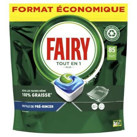 Fairy Ταμπλέτα Πλυντηρίου Πιάτων Όλα-σε-1 85 FAIRY PEPS