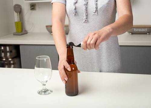 Πώμα πλαστικό & ανοιχτήρι μπουκαλιού "Misty" 9.5cm