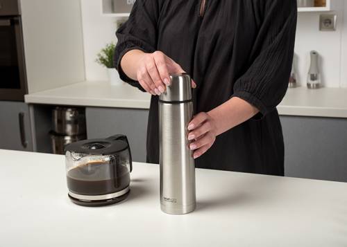 Θερμός ανοξείδωτο "Acer" με βαλβίδα και καπάκι-ποτήρι 500ml