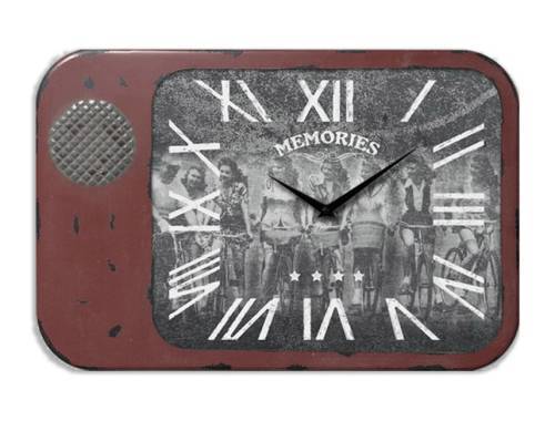 Μεταλλικό  Ρολόι "Memories" Vintage κόκκινο  CL251