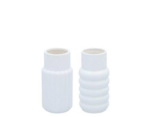 Βάζο πορσ.λευκό 2σχ. 10Χ20