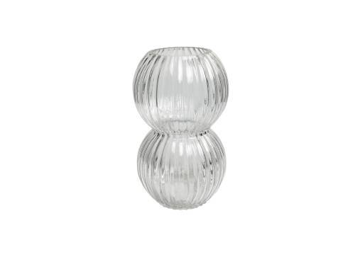 Βάζο γυαλ. διάφανο Φ11,5 Η20cm