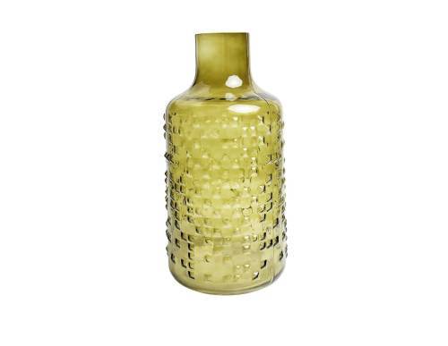 Βάζο γυαλ. πράσινο Φ15,5Η30cm