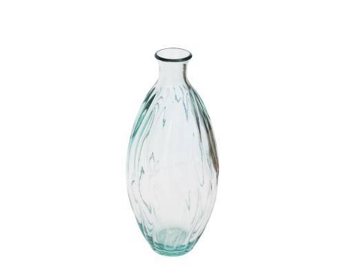 Βάζο γυάλ.recycled Διάφανο Η31cm