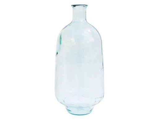 Βάζο γυάλ.recycled.διάφανο Η60cm