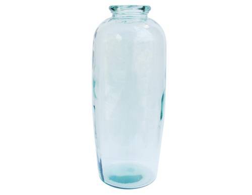 Βάζο γυάλ.recycled Διάφανο Η70cm