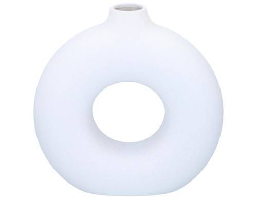 Βάζο κεραμικό λευκό στρογγ.31x10.5x31cm