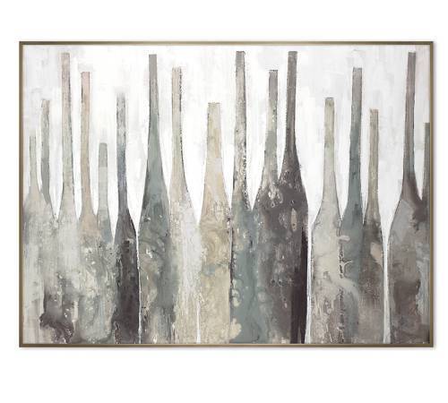 Μοντέρνος πινακας "Bottles",100x70cm PI339