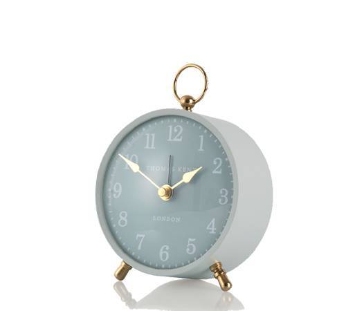 Επιτραπέζιο ρολόι ξυπνητήρι σε γκρι/μπλε χρ.,10cm CL356