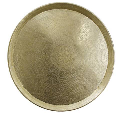 Σφυρήλατος δίσκος αλουμινίου, χρυσό χρ.,90cm KS110