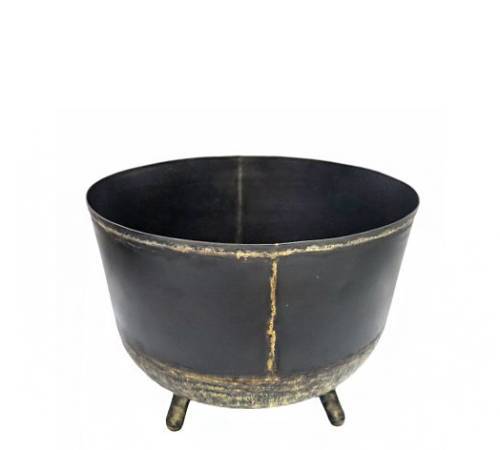 Μεταλλική Vintage φρουτιέρα, με 3 πόδια 31x25cm IN230