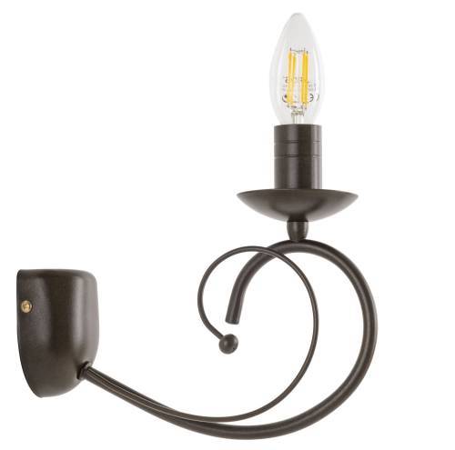 Απλίκα Μέταλλο καφέ  Ε14