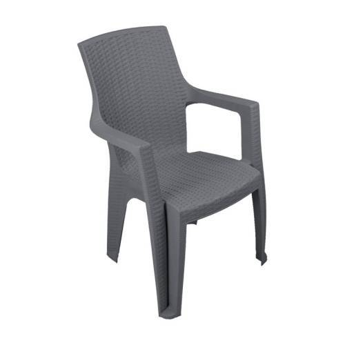 ΚΑΡΕΚΛΑ ΕΞΟΧΗΣ Fylliana Mega ΑΝΘΡΑΚΙ ΧΡΩΜΑ 58x58x90εκ