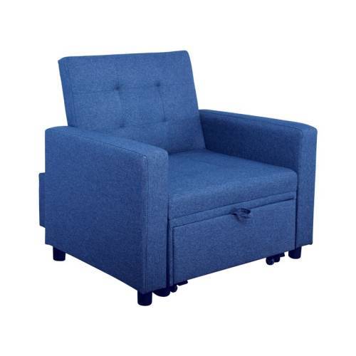 IMOLA Πολυθρόνα - Κρεβάτι Σαλονιού - Καθιστικού, Ύφασμα Μπλε Ε-00022793 Ε9921,14