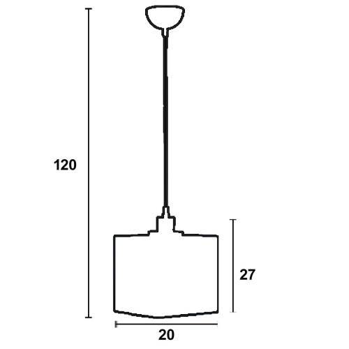 Φωτιστικό μονόφωτο παιδικό plexiglass/μέταλλο γαλάζιο/λευκό Ε27 Φ20